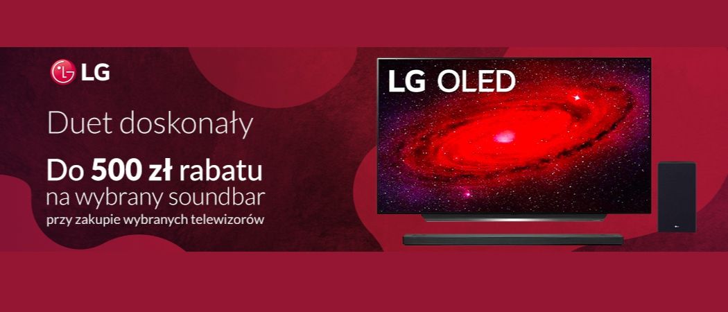 Promocja LG w RTV EURO AGD - kup promocyjny telewizor i zyskaj rabat na soundbar!