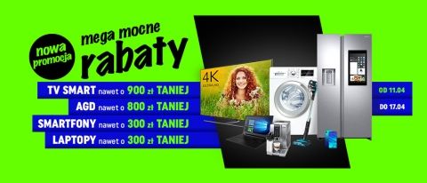 Promocja "Mega mocne rabaty" w NEONET