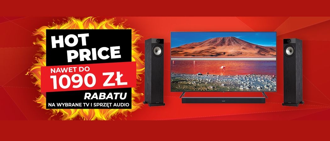 Promocja HOT PRICE w Neo24 - kup wybrany telewizor lub sprzęt audio taniej z kodem rabatowym!