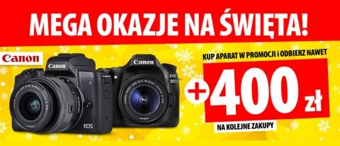 Promocja na aparaty CANON w Media Expert