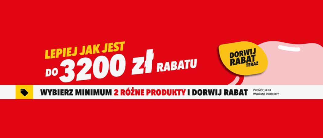 Promocja RTV EURO AGD na RTV - kup nawet do 3200 zł taniej wybrane RTV!