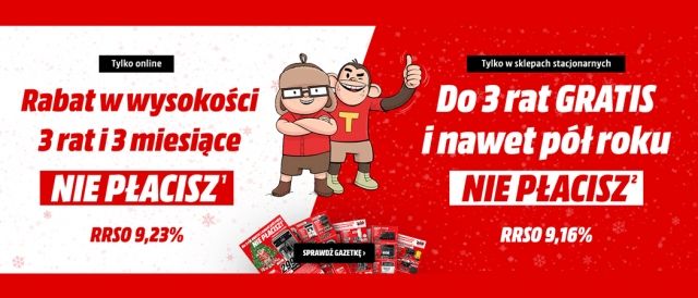 Promocja ratalna w Media Markt!
