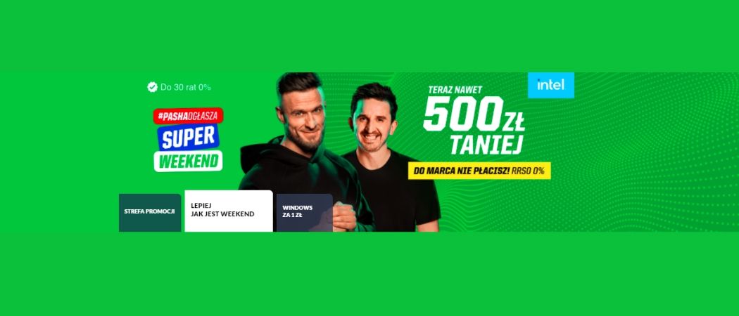 Promocja LEPIEJ JAK JEST WEEKEND w RTV EURO AGD - kup taniej wybrany laptop, konsolę i inne!