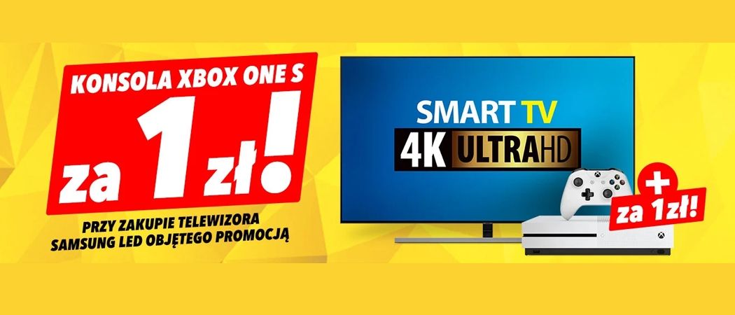 Promocja SAMSUNG w Media Expert - kup promocyjny telewizor i odbierz konsolę w prezencie!