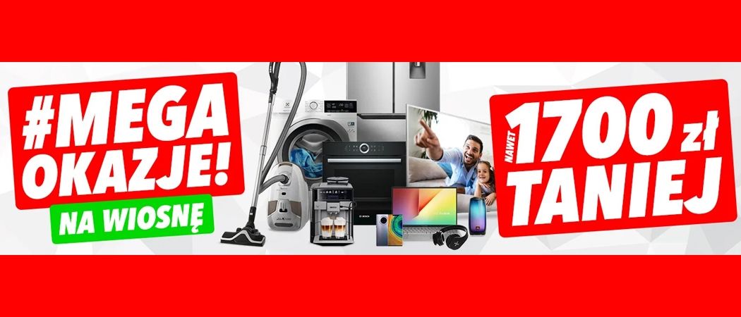 Promocja MEGA OKAZJE w Media Expert - kup nawet do 1700 zł taniej wybrane RTV!