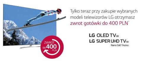 Promocja na telewizory LG