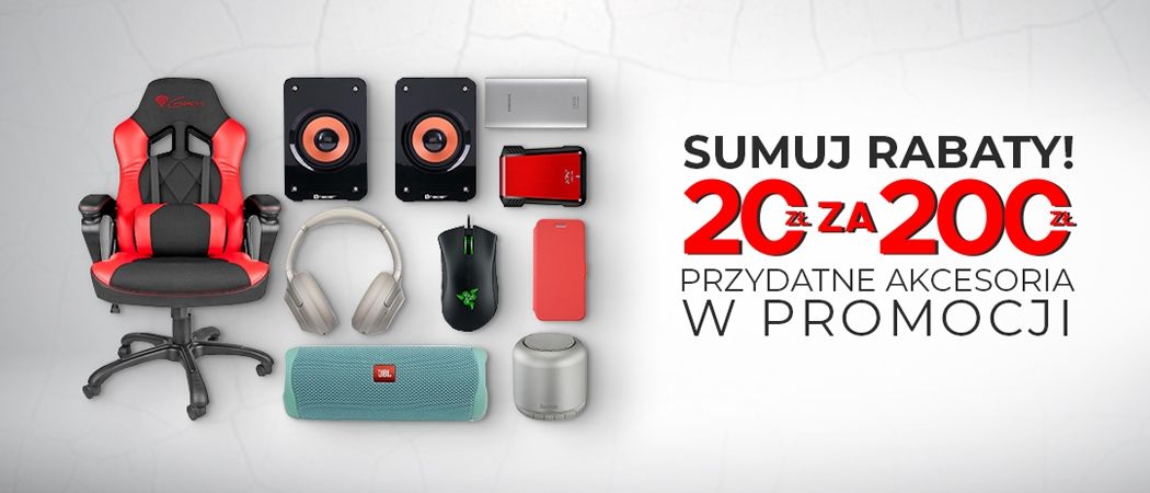 Promocja SUMUJ RABATY w Neo24 - kup taniej promocyjne słuchawki, głośnik mobilny i wiele innych!