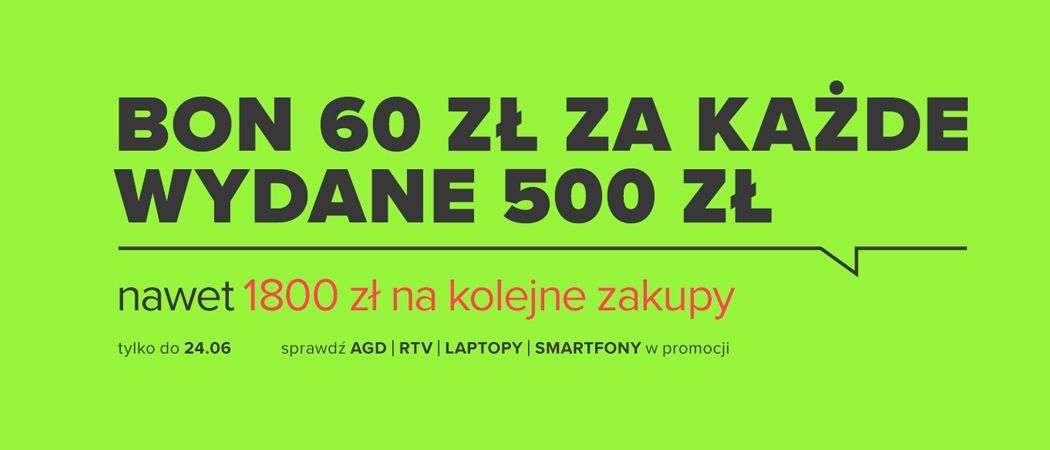 Promocja Neonet na RTV - kup wybrane RTV i zyskaj nawet do 1800 zł na kolejne zakupy!