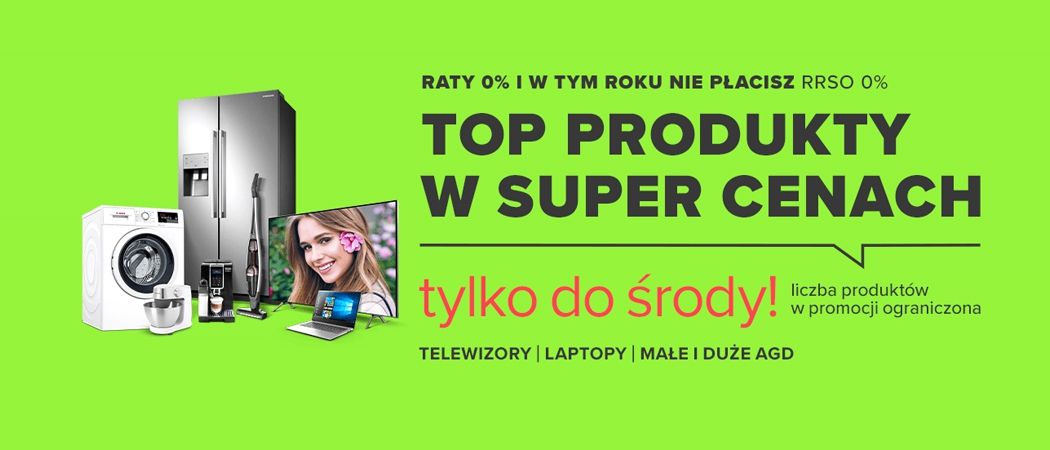 Promocja TOP PRODUKTY W SUPER CENACH w Neonet - kup jeszcze taniej promocyjne RTV!