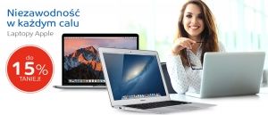 Promocja na laptopy APPLE w eMAG