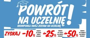 Promocja "Powr&oacute;t na uczelnię"  w Media Expert