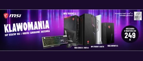 Promocja na komputery MSI w RTV EURO AGD