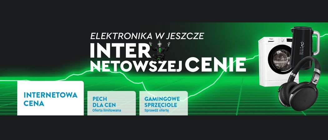 Promocja INTERNETOWA CENA w Ole Ole - kup jeszcze taniej wybrane RTV!
