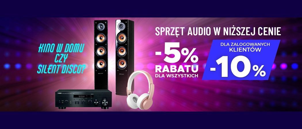 Promocja SPRZĘT AUDIO W NIŻSZEJ CENIE w Neo24 - kup taniej wybrany soundbar, słuchawki i wiele innych!