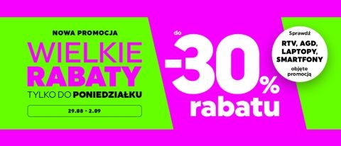 Promocja "Wielkie rabaty" w NEONET