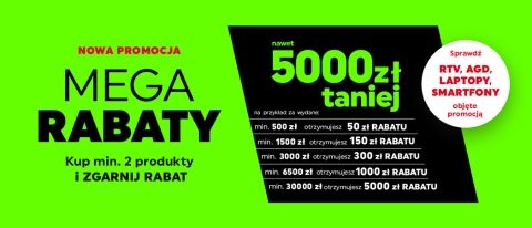 Promocja "Mega rabaty" w NEONET