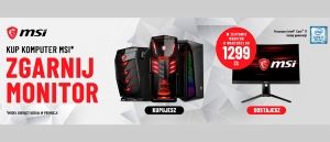 Promocja na komputery MSI 