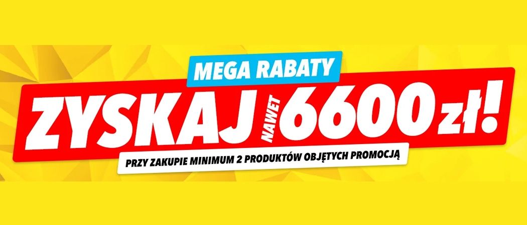 Promocja MEGA RABATY w Media Expert - kup wybrane RTV taniej z kodem rabatowym!