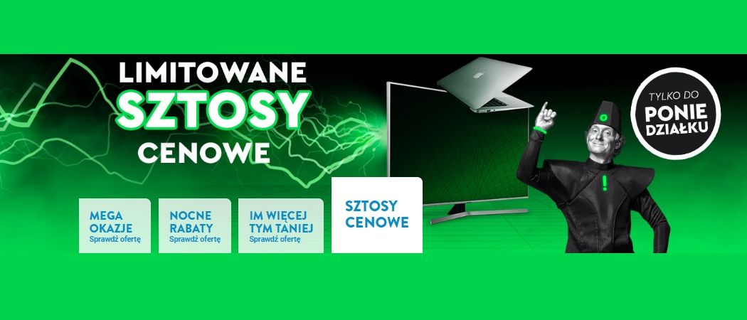 Promocja LIMITOWANE SZTOSY CENOWE w Ole Ole - kup jeszcze taniej wybrane RTV!