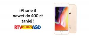 Promocja na smartfony iPhone w RTV EURO AGD