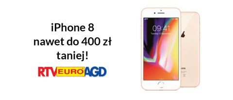 Promocja na smartfony iPhone w RTV EURO AGD