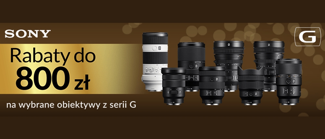 Kup wybrany obiektyw SONY i zyskaj nawet do 800 zł rabatu w promocji RTV EURO AGD!