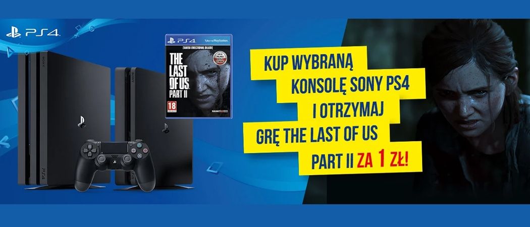 Promocja SONY w Media Expert - kup wybraną konsolę i zyskaj grę za 1 zł z kodem rabatowym!