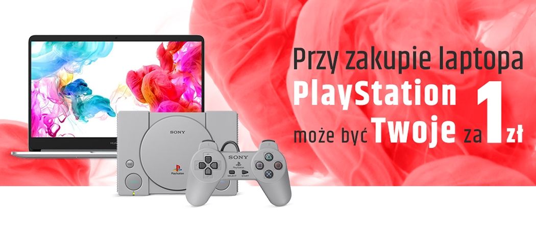 Promocja w Neo24 - kup laptop objęty promocją i odbierz konsolę SONY PlayStation Classic za 1 zł!