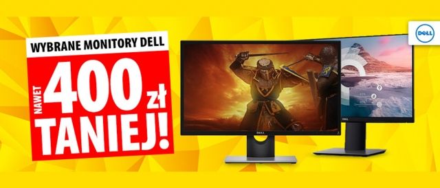 Promocja na monitory DELL w Media Expert