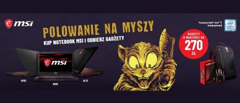 Promocja na laptopy MSI w RTV EURO AGD