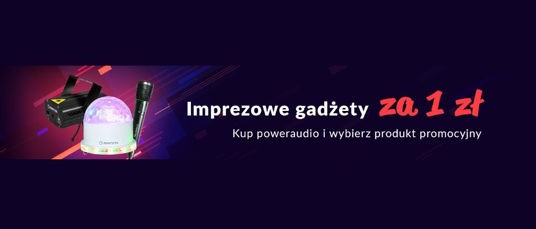 Promocja w RTV EURO AGD - kup wybrany zestaw power audio i zyskaj prezent za 1 zł!