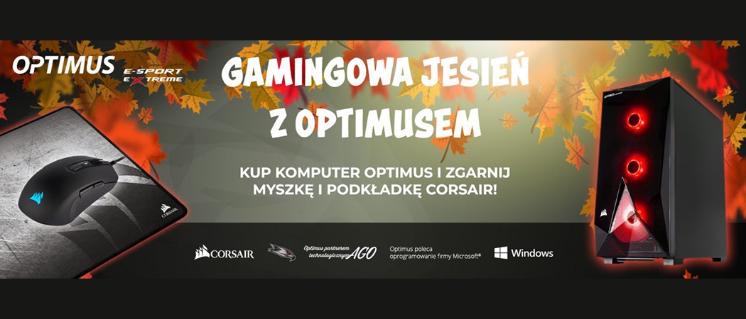 Promocja OPTIMUS - kup wybrany komputer OPTIMUS i odbierz akcesoria w prezencie!