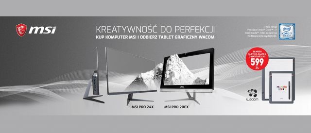 Promocja na komputery MSI w NEONET