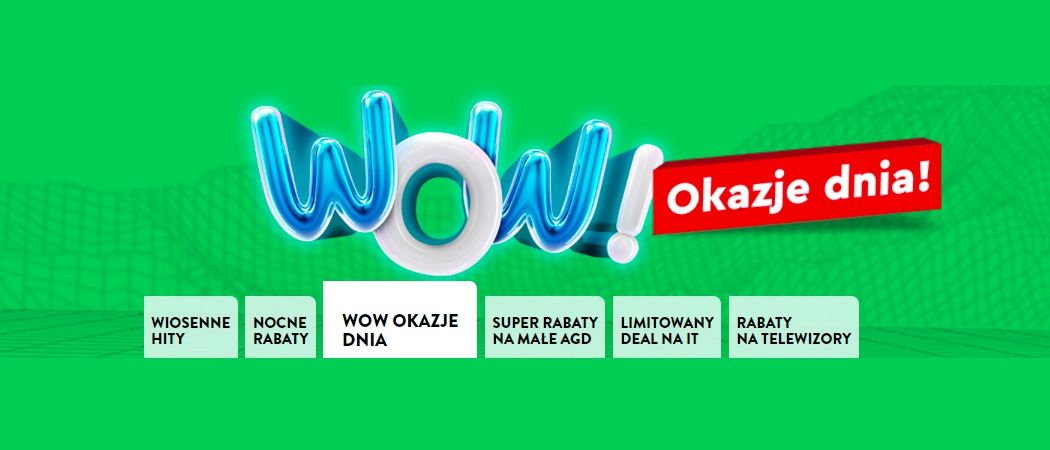 Promocja WOW! OKAZJE DNIA w Ole Ole - kup jeszcze taniej wybrane RTV!