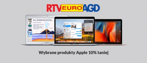 Promocja na laptopy APPLE w RTV EURO AGD