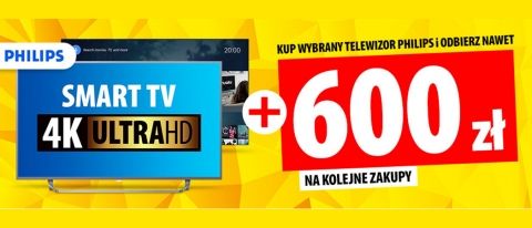 Promocja na telewizory PHILIPS w Media Expert