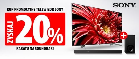 Promocja na telewizory SONY w Media Expert