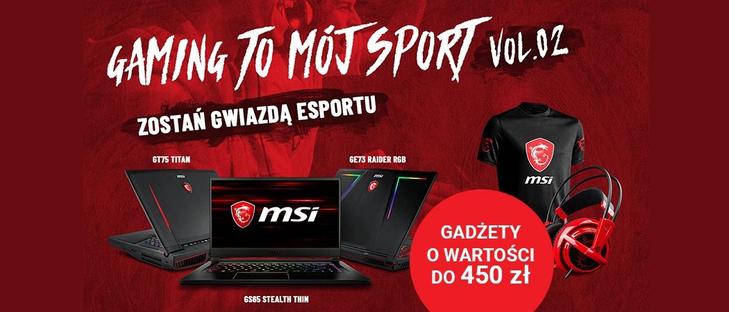 Gaming to m&oacute;j sport- otrzymaj gadżety o wartości nawet do 450 zł!