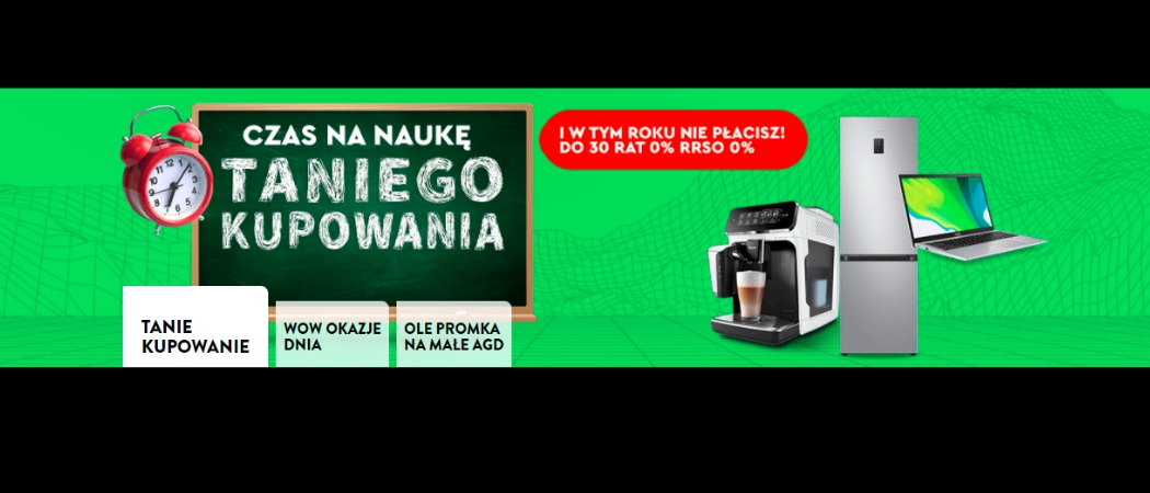 Promocja Tanie Kupowanie w Ole Ole - kup taniej wybrane RTV!