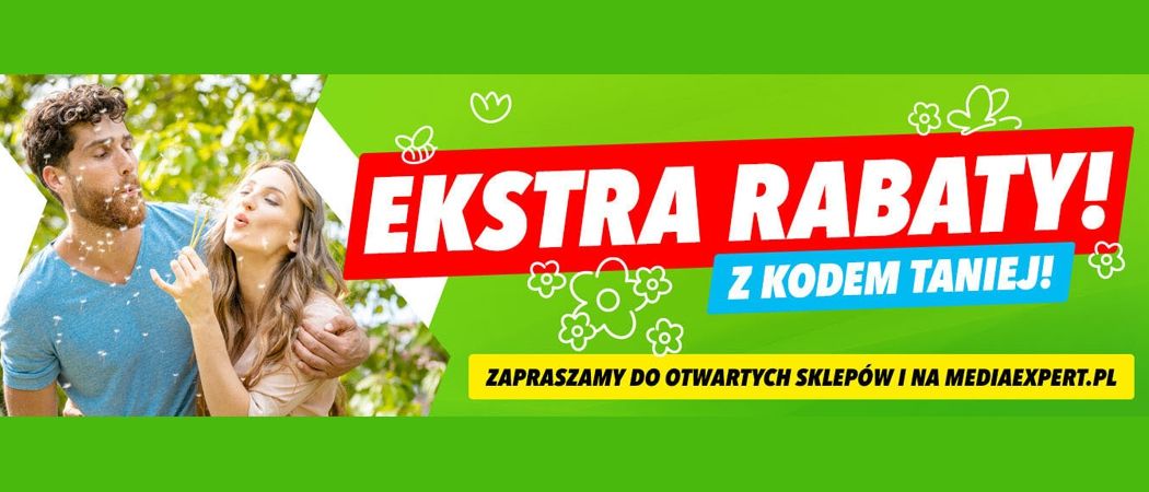 Promocja KUPUJ TANIEJ w Media Expert - kup wybrane RTV taniej z kodem rabatowym!
