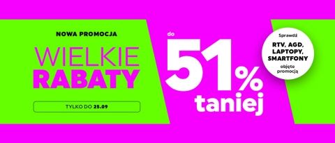 Promocja "Wielkie rabaty" w NEONET