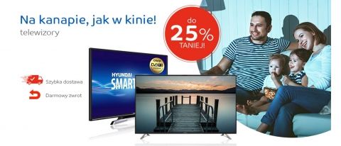 Promocja na telewizory w eMAG
