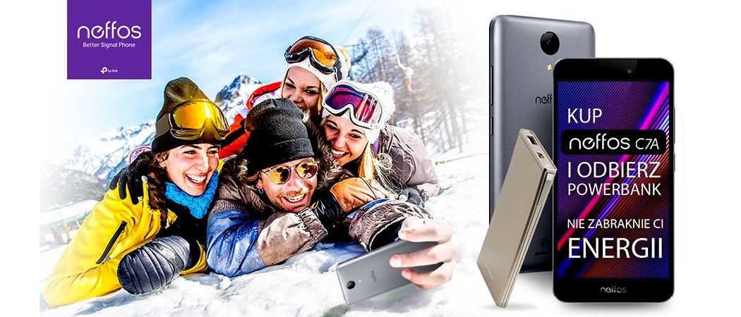 Kup smartfon Neffos i odbierz powerbank w prezencie w promocji Media Expert!