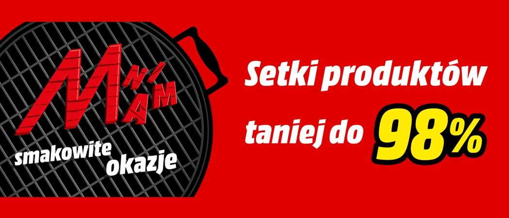 Promocja SMAKOWITE OKAZJE w Media Markt - kup promocyjne RTV nawet do 98% taniej!