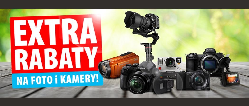 Promocja "Extra rabaty" w Media Expert - kup promocyjny sprzęt foto z dodatkowym rabatem!