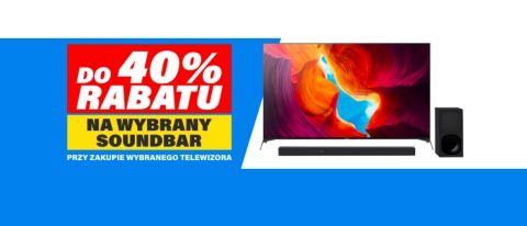 Promocja na telewizory i soundbary w RTV EURO AGD