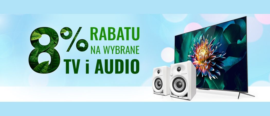 Promocja 8% RABATU NA TV I AUDIO w Neo24 - kup wybrane RTV taniej z kodem rabatowym!