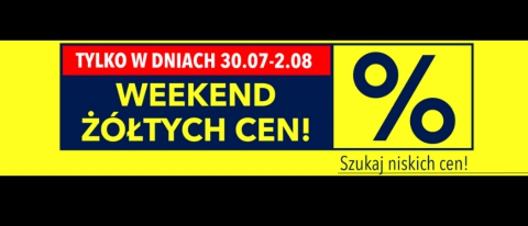 Promocja Weekend Ż&oacute;łtych Cen  w RTV EURO AGD