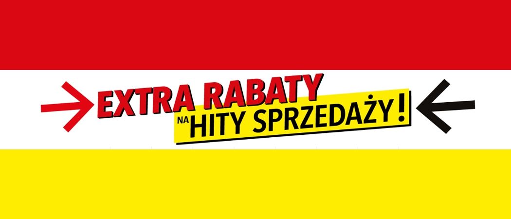Kup wybrany sprzęt z dodatkową zniżką w promocji "Extra rabaty na hity sprzedaży" w RTV EURO AGD!