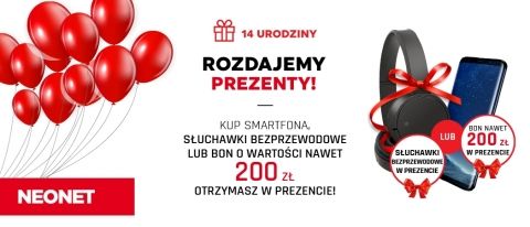 Promocja na smartfony w NEONET